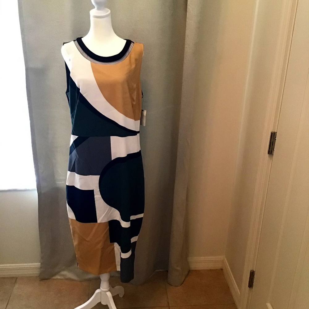 Beautiful Laundry by Shelli Segal color block dress -Brand New